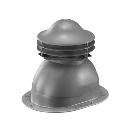 Универсальный выход вентиляции для готовой мягкой и фальцевой кровли 352\250\293 серый графит