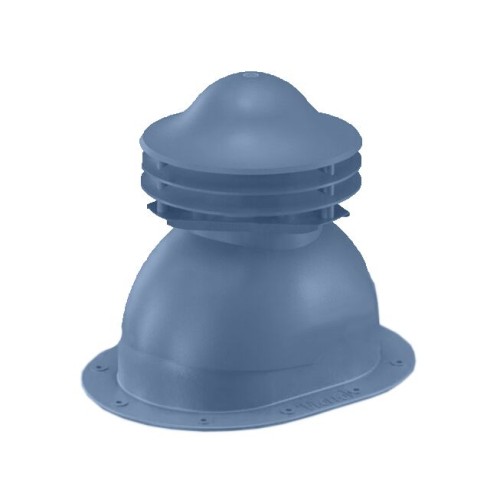 Универсальный выход вентиляции для готовой мягкой и фальцевой кровли 352\250\293 синий