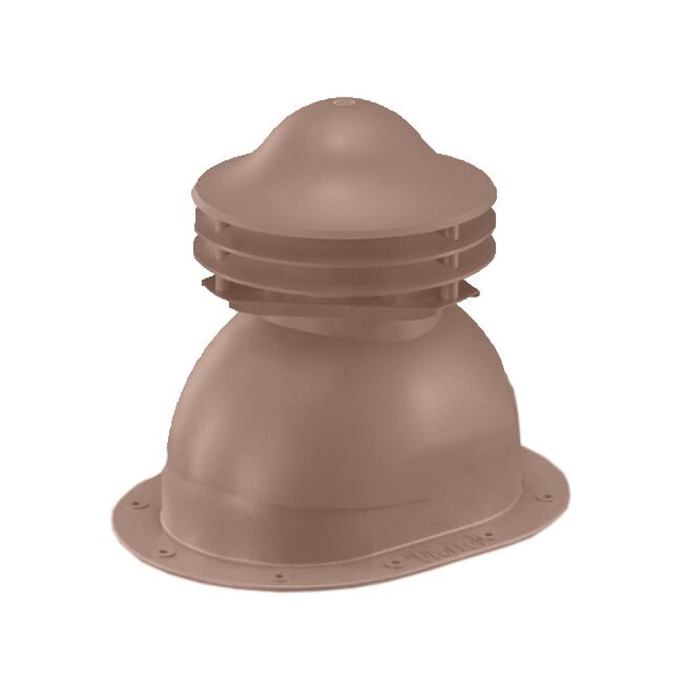 Универсальный выход вентиляции для готовой мягкой и фальцевой кровли 352\250\293 кирпичный