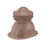 Универсальный выход вентиляции для готовой мягкой и фальцевой кровли 352\250\293 кирпичный