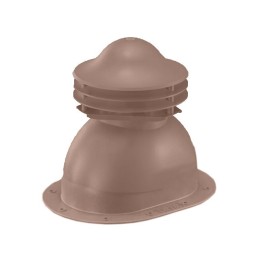 Универсальный выход вентиляции для готовой мягкой и фальцевой кровли 352\250\293 кирпичный