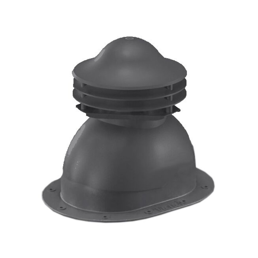 Универсальный выход вентиляции для готовой мягкой и фальцевой кровли 352\250\293 черный