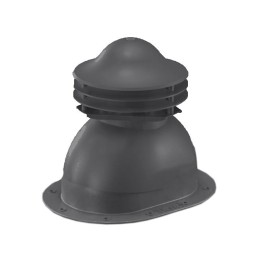 Универсальный выход вентиляции для готовой мягкой и фальцевой кровли 352\250\293 черный