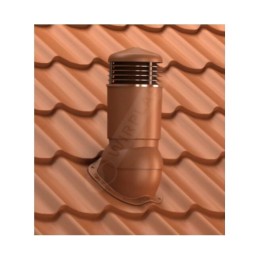 125/110 h500 изолированный коричневый К95-2 с проходным элементом для кровли из металлочерепицы