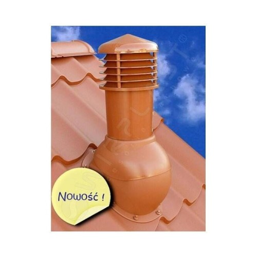 150/500 неизолированный коричневый К53-2 с проходным элементом для кровли из металлочерепицы