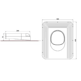 P-19-9 медный вентилятор подкровельного пространства для фальцевых, готовых битумных кровель, профнастила