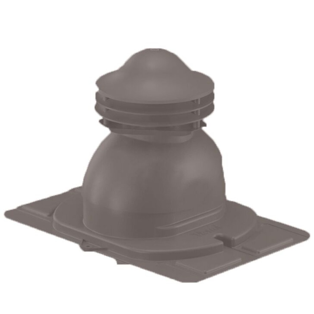 Универсальный выход вентиляции с универсальным проходным элементом 460\334\445 шоколад