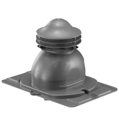 Универсальный выход вентиляции с универсальным проходным элементом 460\334\445 серый графит