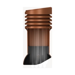 Е-30R-1 Вентвыход серый D150 H-490 изолированный для кровли из профнастила