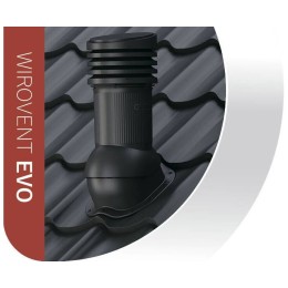 Е-30R-4 Вентвыход красный D150 H-490 изолированный для кровли из профнастила