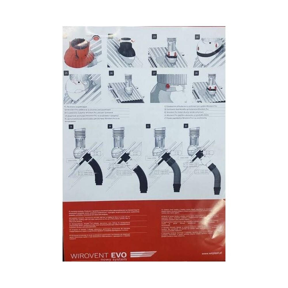 Е-29R-3 Вентвыход графитовый D150 H-490 неизолированный для кровли из профнастила