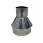 Переход 150х100 AISI 430 нержавеющая сталь 0,5 мм