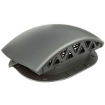 Вентилятор подкровельного пространства для металлочерепицы, черепаха 352/250/115 серый графит