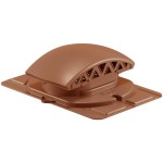 Вентилятор подкровельного пространства с универсальным проходным элементом, черепаха 460/352/145 кирпичный