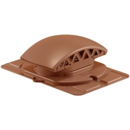 Вентилятор подкровельного пространства с универсальным проходным элементом, черепаха 460/352/145 кирпичный