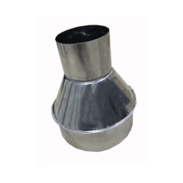 Переход 150х100 AISI 430 нержавеющая сталь 0,5 мм