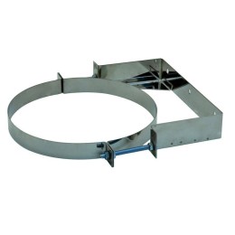 Хомут стеновой 100 из нержавеющей стали держатель трубы