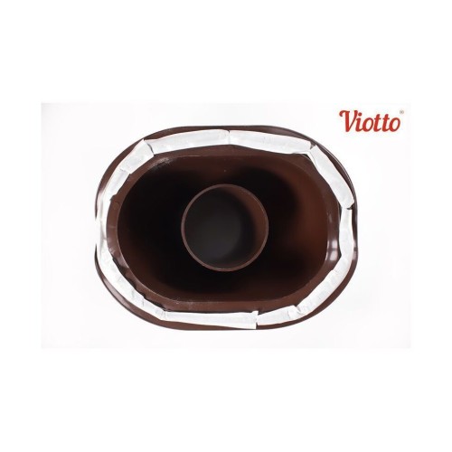 Выход вентиляции канализации для металлочерепицы 335\250\423 шоколад