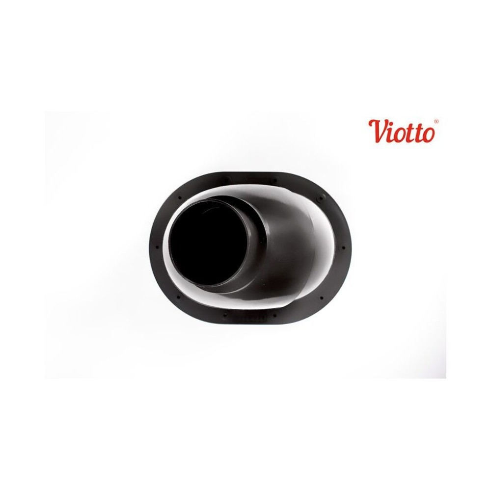 Выход вентиляции канализации для готовой мягкой и фальцевой кровли 335\250\423 черный