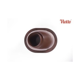 Выход вентиляции канализации для готовой мягкой и фальцевой кровли 335\250\423 коричневый