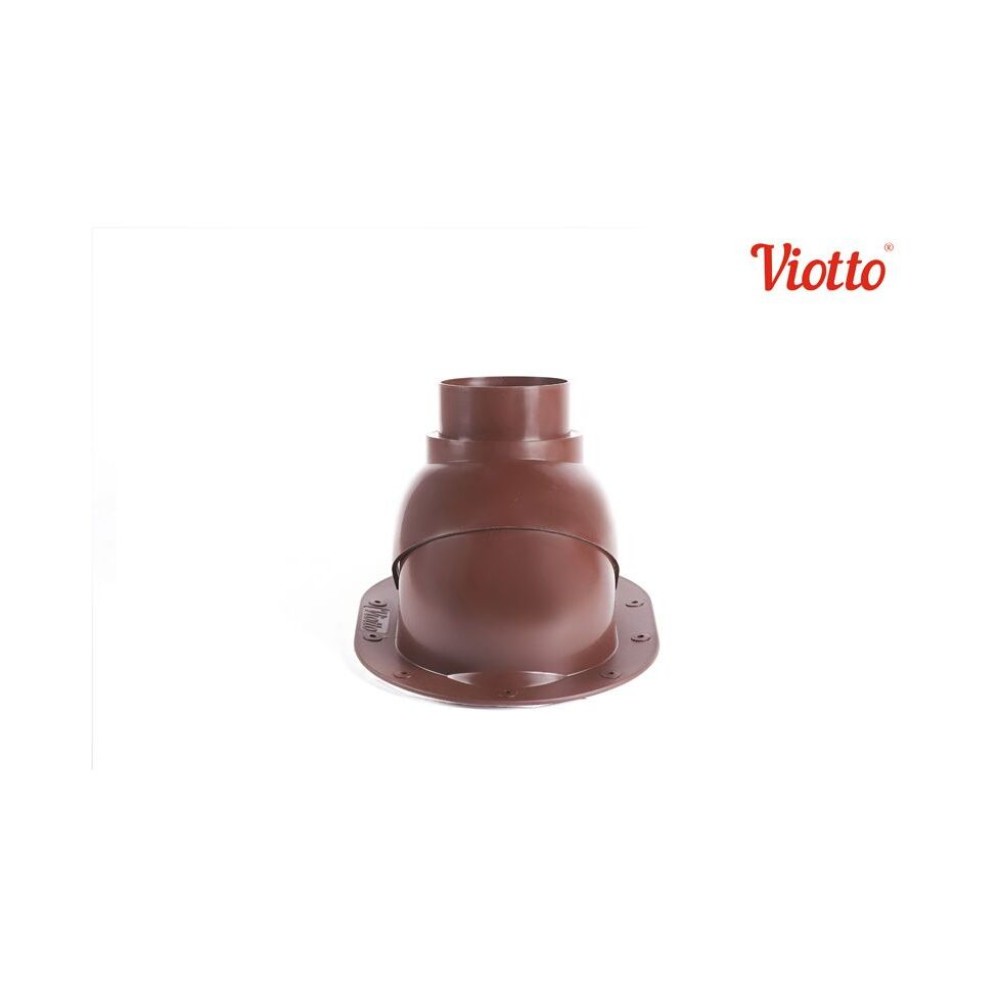 Выход вентиляции канализации для готовой мягкой и фальцевой кровли 335\250\423 шоколад