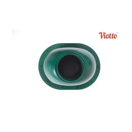 Выход вентиляции канализации для готовой мягкой и фальцевой кровли 335\250\423 зеленый мох