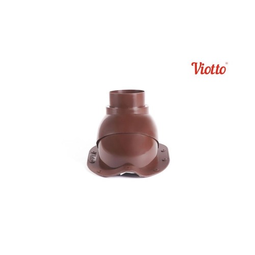 Выход вентиляции канализации для металлочерепицы 335\250\423 шоколад