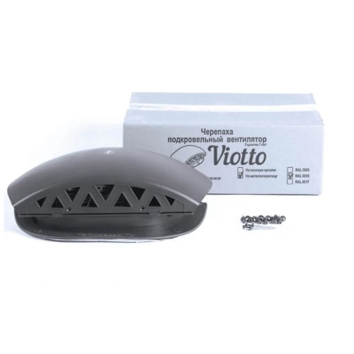 Вентилятор подкровельного пространства для металлочерепицы, черепаха 352/250/115 черный