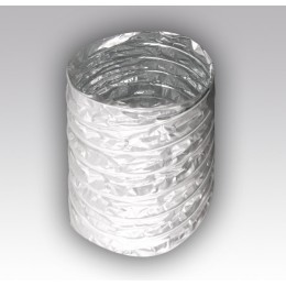 Воздуховод 102мм гибкий армированный, металлизированная пленка 70 мкм/10м