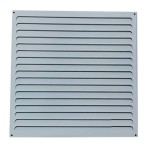 3535РМ Решетка металлическая, белая накладная