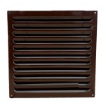 4545РМ Решетка металлическая, коричневая накладная