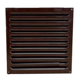 4040РМ Решетка металлическая, коричневая накладная