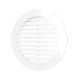 10РК Решетка вентиляционная РК фланец D100 D136 пластик ERA