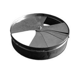 Веерный алюминиевый диффузор с клапаном расхода воздуха Airone ДФА 150