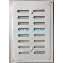 Решетка металлическая Колор регулируемая 160х240 белый