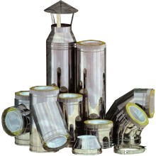 Дымоходы двухконтурные (сэндвичи)