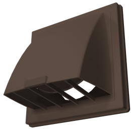 1515К10ФВ Выход стенной КФВ фланец D100 обр.клапан 150x150 ASA Brown ERA STREETLINE
