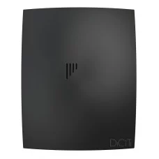 Вентилятор накладной BREEZE D125 обр.клапан Matt black DICITI