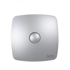 Вентилятор накладной RIO D100 обр.клапан Gray metal DICITI