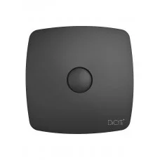 Вентилятор накладной RIO D100 обр.клапан Matt black DICITI