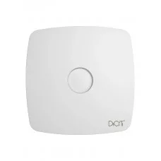 Вентилятор накладной RIO D100 обр.клапан Matt white DICITI