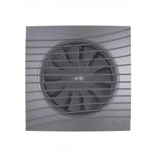 Вентилятор накладной SILENT D100 обр.клапан Dark gray metal DICITI