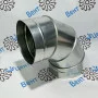 d140 Отвод 90 из оцинкованной стали 0,5 мм