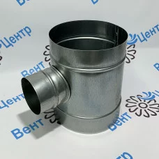 d160/100 Тройник Т - образный из оцинкованной стали 0,7 мм
