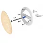 15DW Pine деревянный универсальный анемостат