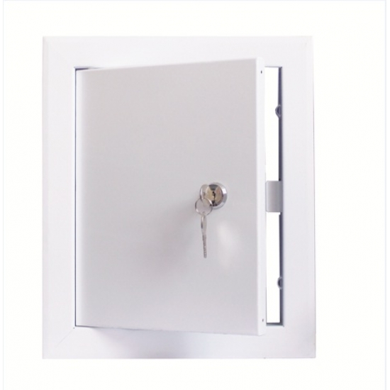 Люк сантехнический металлический 20х50 (ЗАМОК)